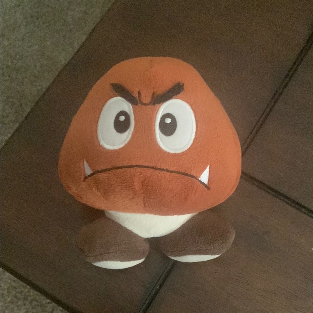 Nintendo Goomba Plush Toy Orange and Brown